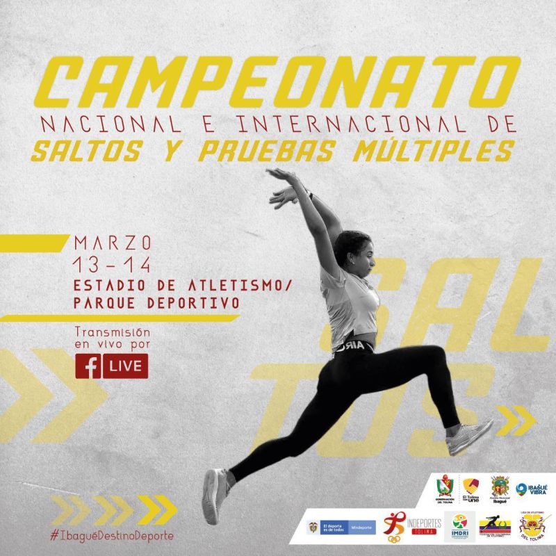 500 atletas de 10 países presentes en el Campeonato Nacional e Internacional de Saltos y Pruebas Múltiples en Ibagué. 1