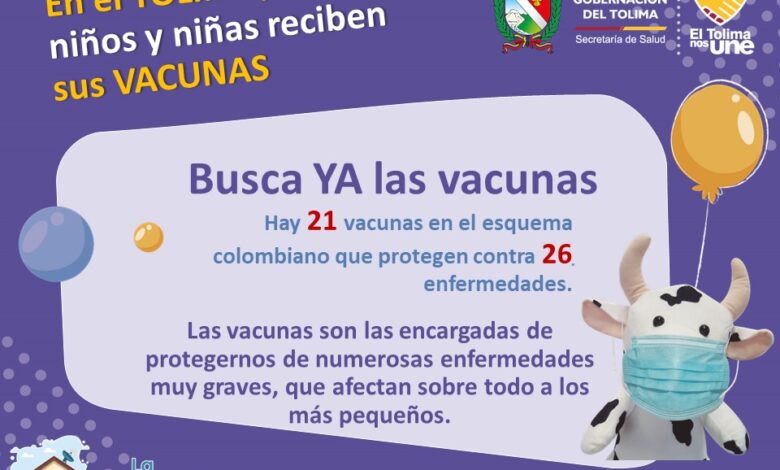 Llegó la hora de ponerse al día con las vacunas. 8 Llegó la hora de ponerse al día con las vacunas. 8