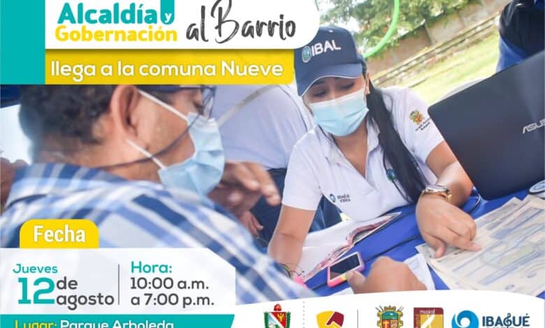 Este jueves 12 de agosto ‘Alcaldía y Gobernación al Barrio’ estará en la comuna Nueve. 4