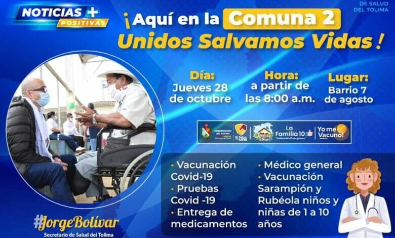 Acciones en salud para salvar vidas llega a la Comuna 2 en Ibagué. 8