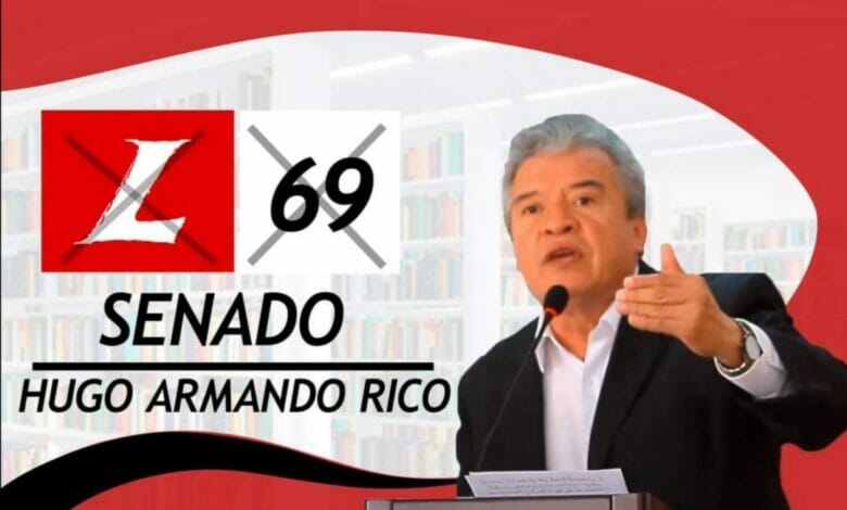 Hugo Armando Rico Candidato por el Tolima al Senado de la República. 6