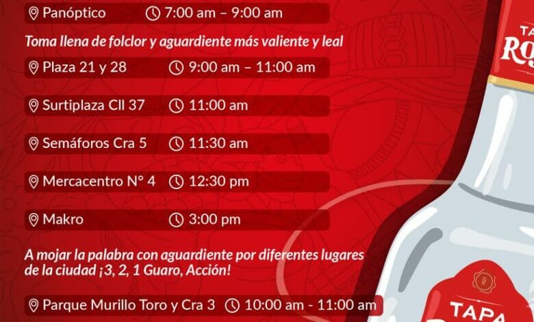 Gobernador del Tolima invita a celebrar el Día del Aguardiente Tapa Roja* 9 Gobernador del Tolima invita a celebrar el Día del Aguardiente Tapa Roja* 9