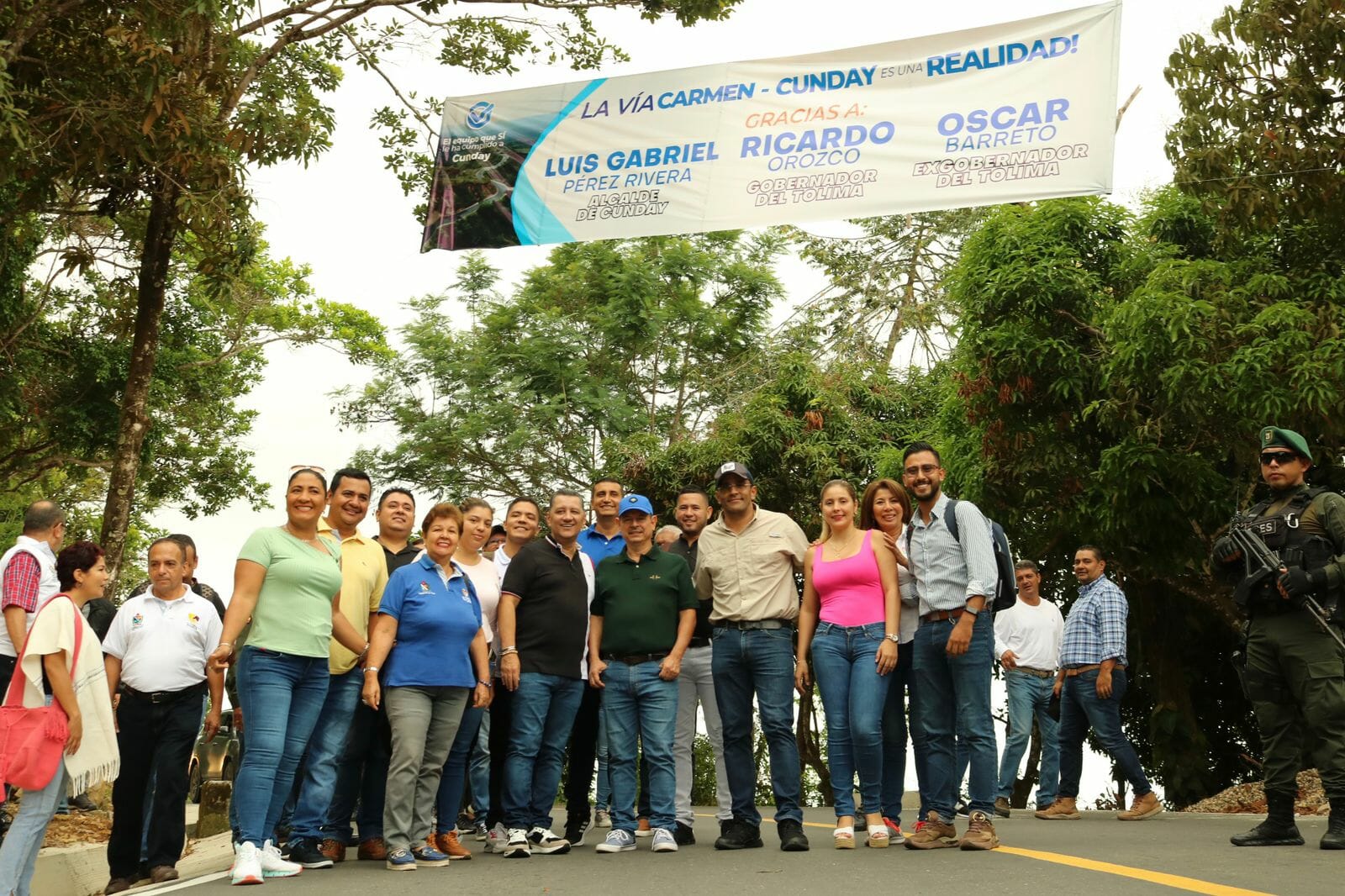 Vía Carmen de Apicalá - Cunday se inaugurará en dos semanas 2