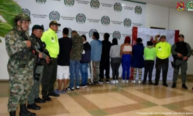 Judicializados 11 presuntos integrantes de ‘La Comuna’, por comercializar estupefacientes en Montenegro, Quindío. 7