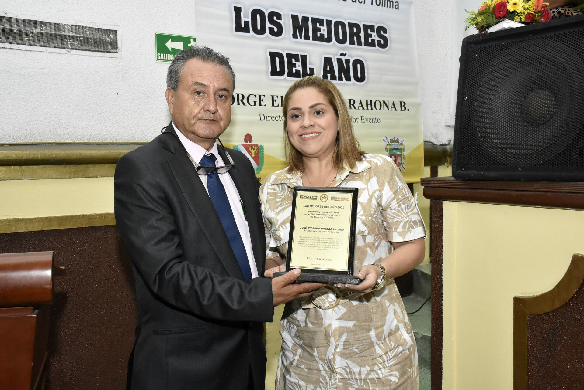 Reconocimiento especial, al gobernador del Tolima como el mandatario más social del país. 2