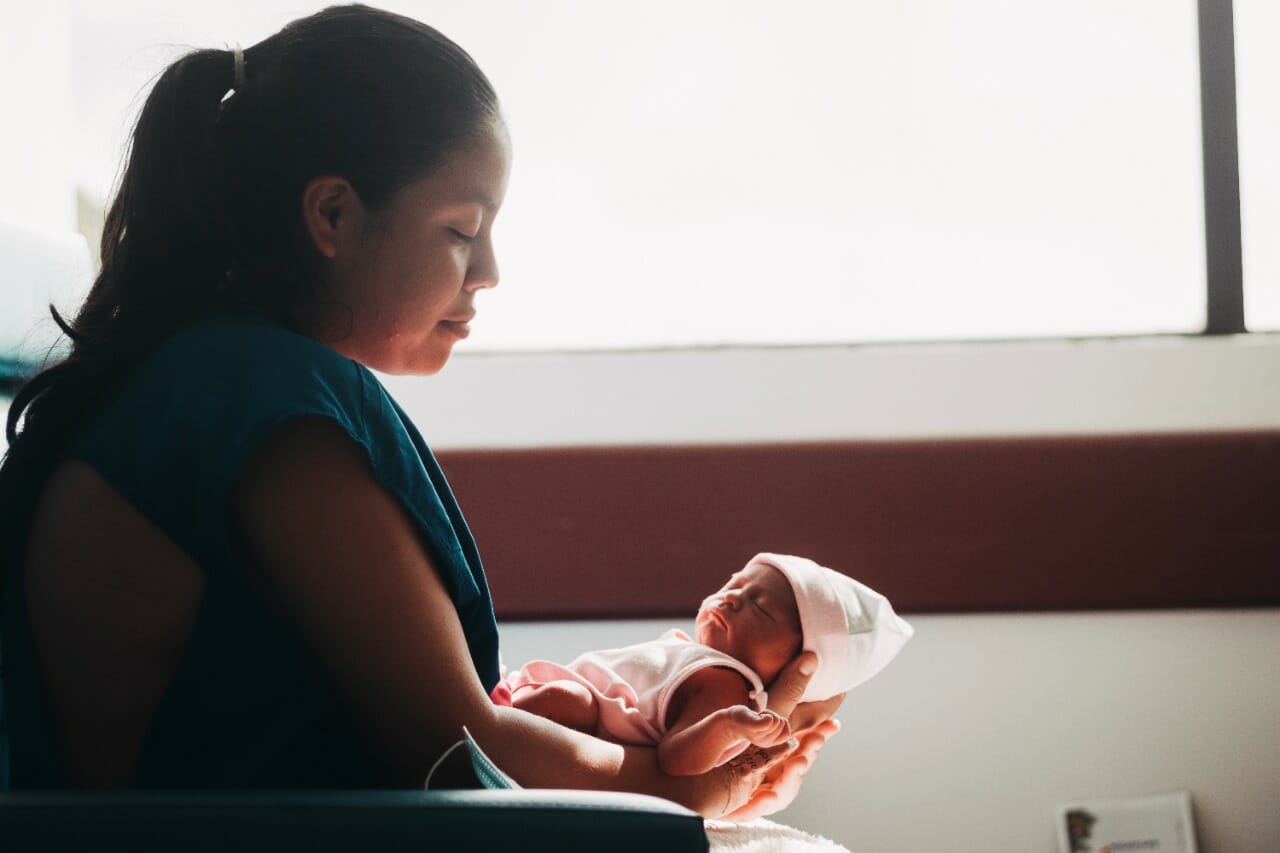 Evelin Mariana, la primera ibaguereña en nacer este 2023 en el Federico Lleras Acosta. 1