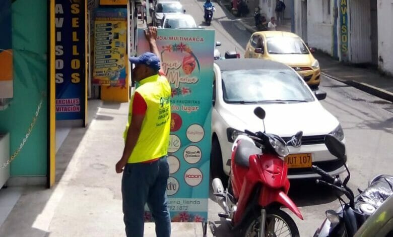 Continúan las labores de recuperación del espacio público en Ibagué. 4