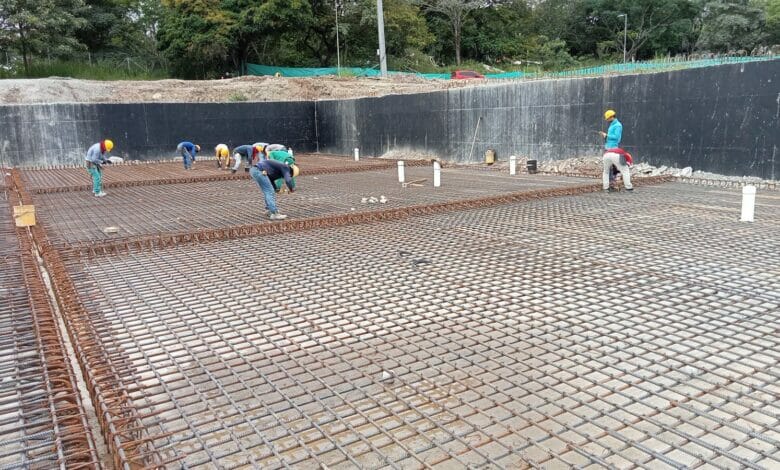 Así van las obras del Complejo Acuático en el Parque Deportivo. 2
