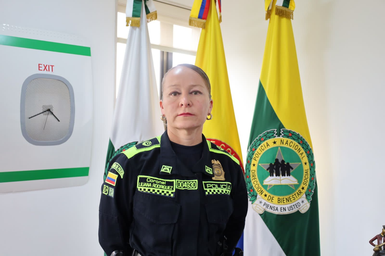 Por primera vez, una mujer asume el mando en la Policía Metropolitana en Ibagué. 1
