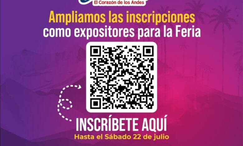 Amplían inscripciones para participar en la feria de turismo ‘Tolima, El Corazón de Los Andes’. 1 Amplían inscripciones para participar en la feria de turismo ‘Tolima, El Corazón de Los Andes’. 1