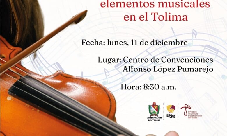 Este lunes culmina la entrega más grande de instrumentos musicales del Tolima. 7 Este lunes culmina la entrega más grande de instrumentos musicales del Tolima. 7