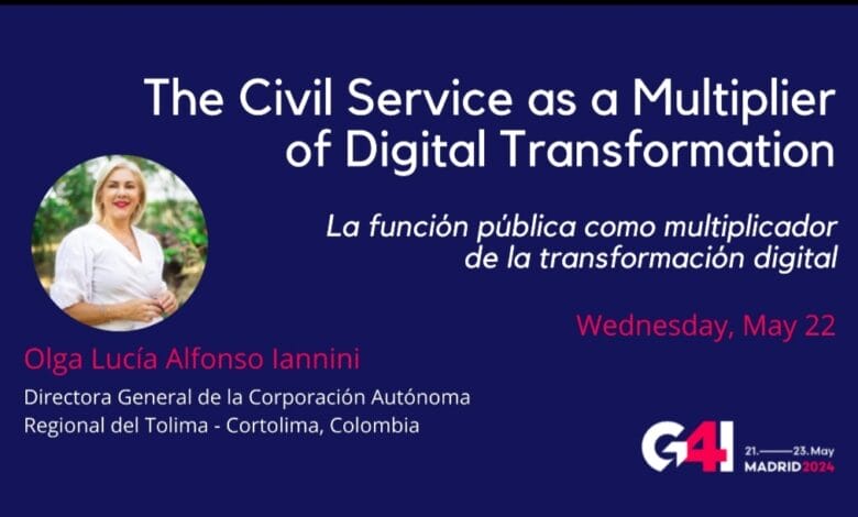 Directora de Cortolima participará en congreso mundial de transformación digital pública en España. 9 Directora de Cortolima participará en congreso mundial de transformación digital pública en España. 9