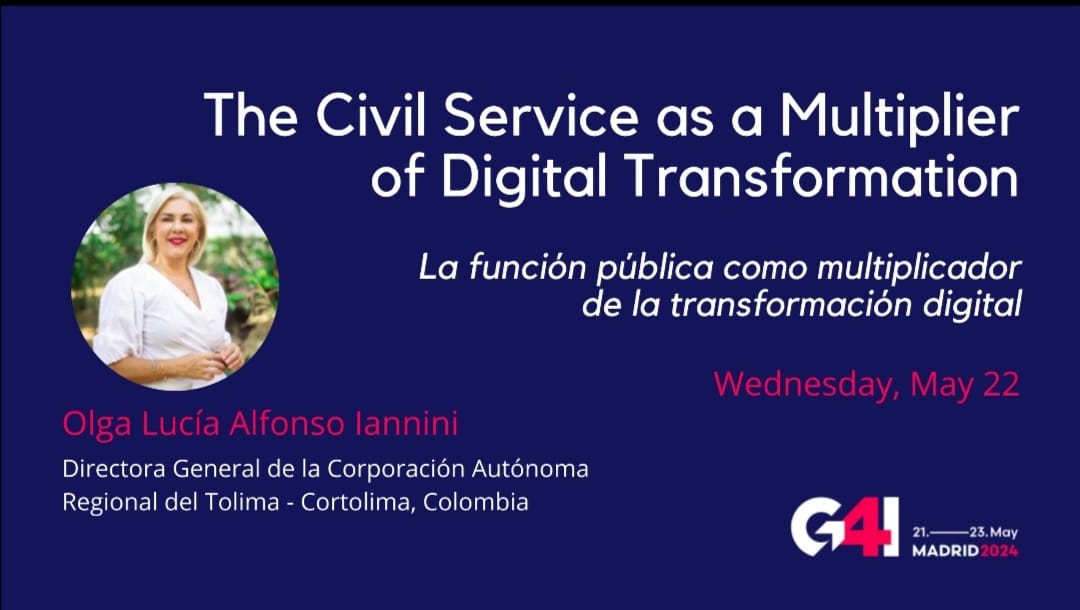 Directora de Cortolima participará en congreso mundial de transformación digital pública en España. 1