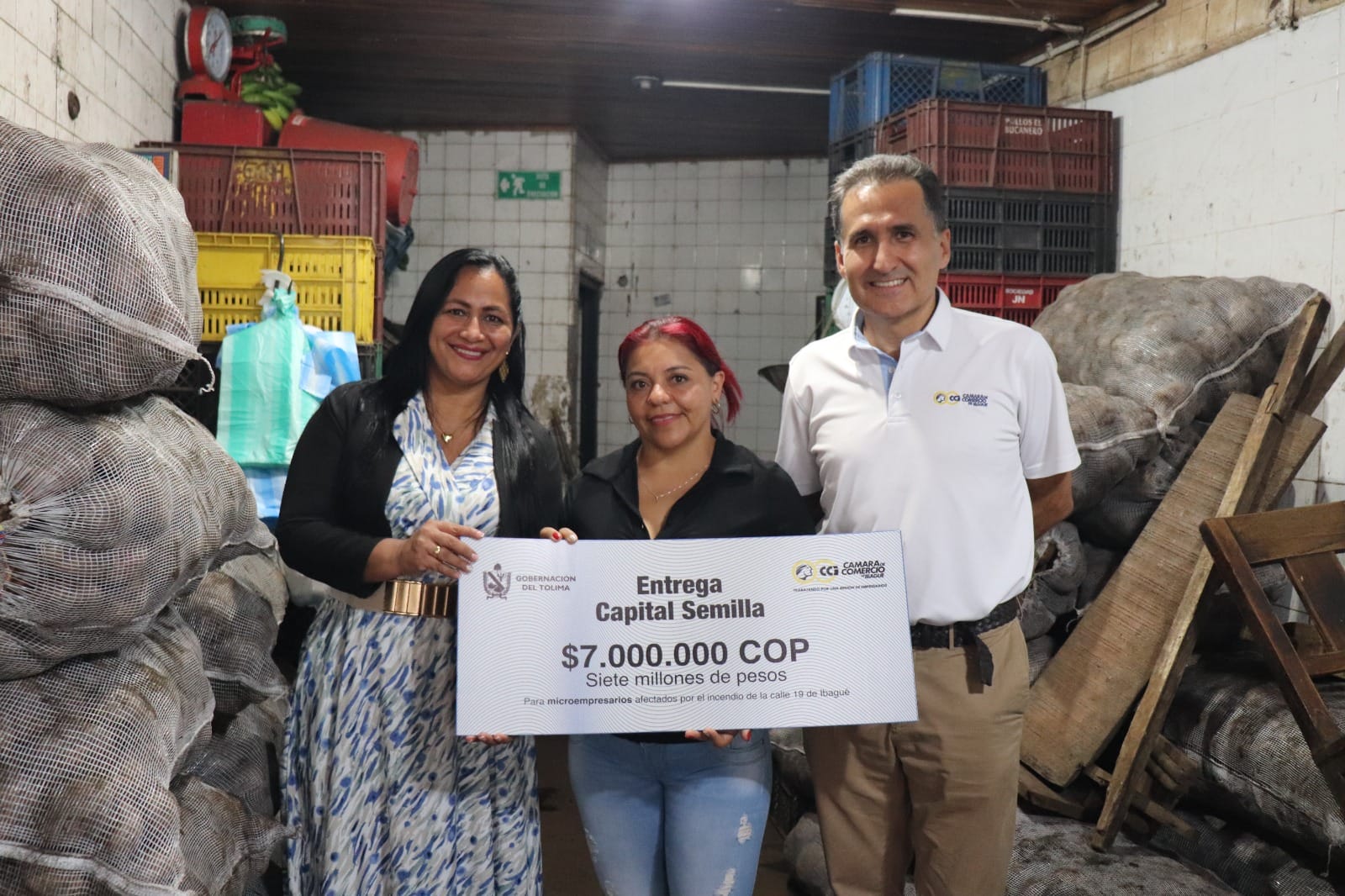 Comerciantes damnificados de la calle 19 en Ibagué recibieron capital semilla 1