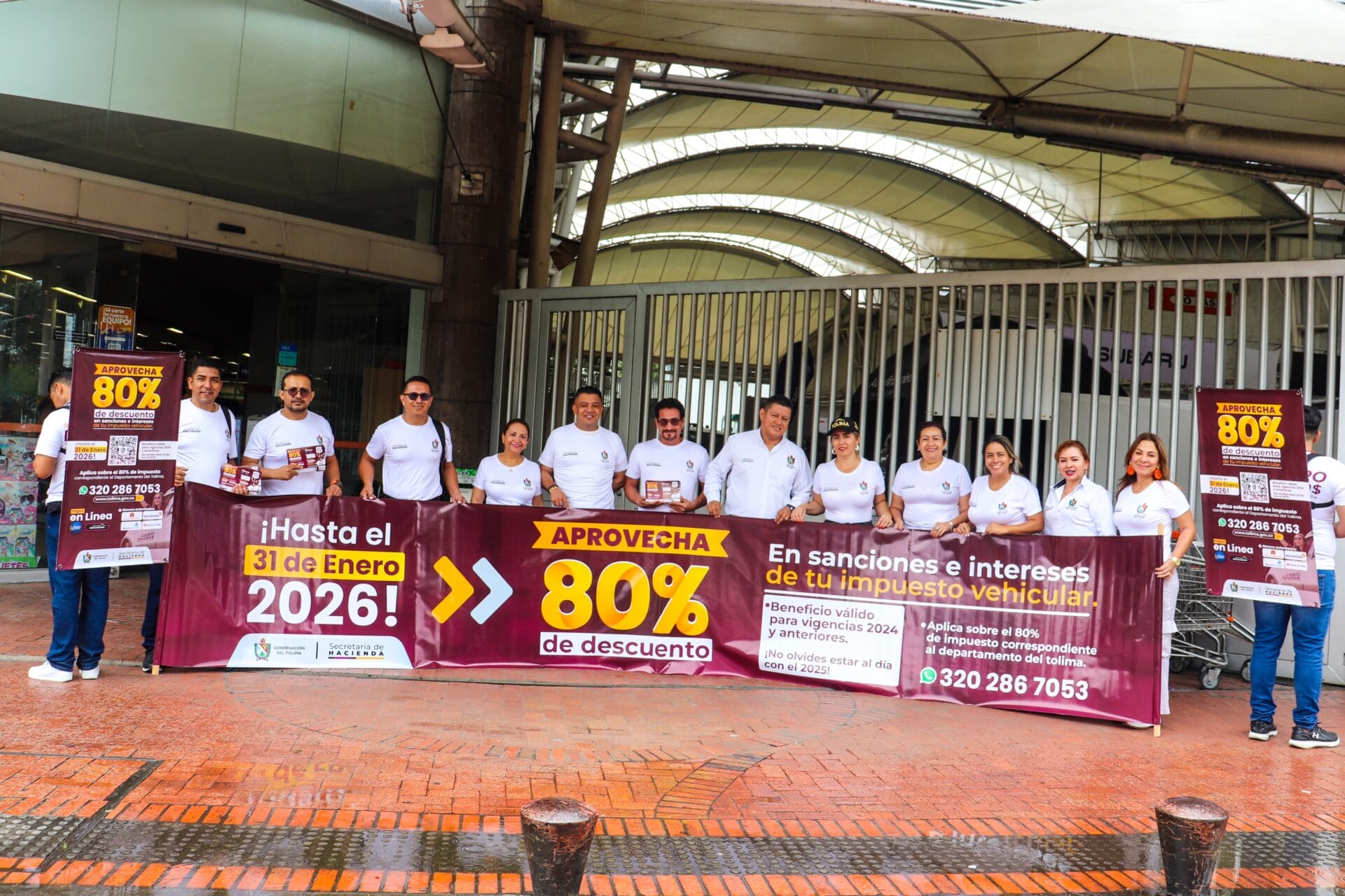 La ‘Ruta Cero Deudas’ llegó a la 60 con Quinta de Ibagué para impulsar el 80% de descuento en el impuesto vehicular* 1 La ‘Ruta Cero Deudas’ llegó a la 60 con Quinta de Ibagué para impulsar el 80% de descuento en el impuesto vehicular* 1