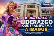 Johana Aranda "liderazgo que transformó a Ibagué" 2