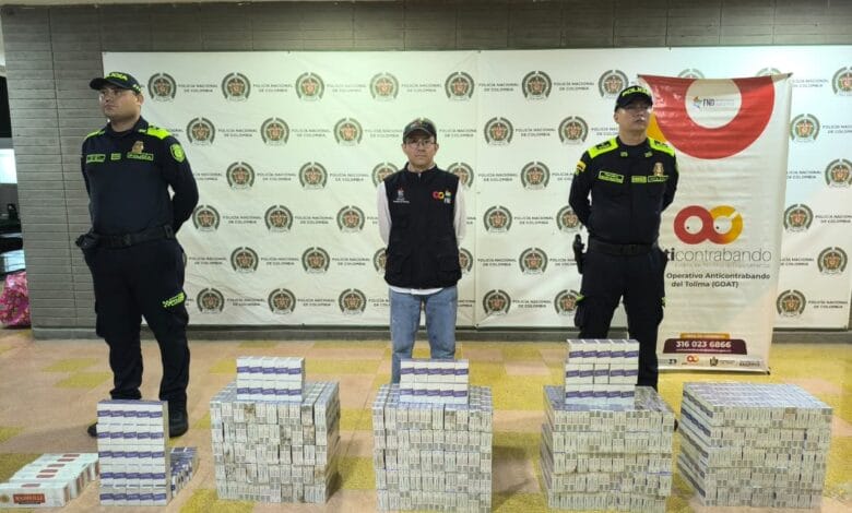 *Golpe al contrabando en Ibagué: más de 2.200 cajetillas ilegales fuera del mercad 6
