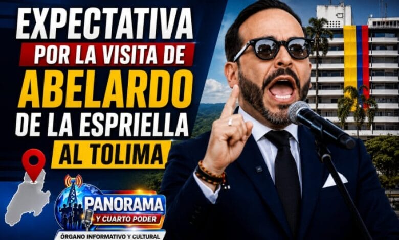 Abelardo de la Espriella visitará el Tolima en una jornada que genera expectativa 1