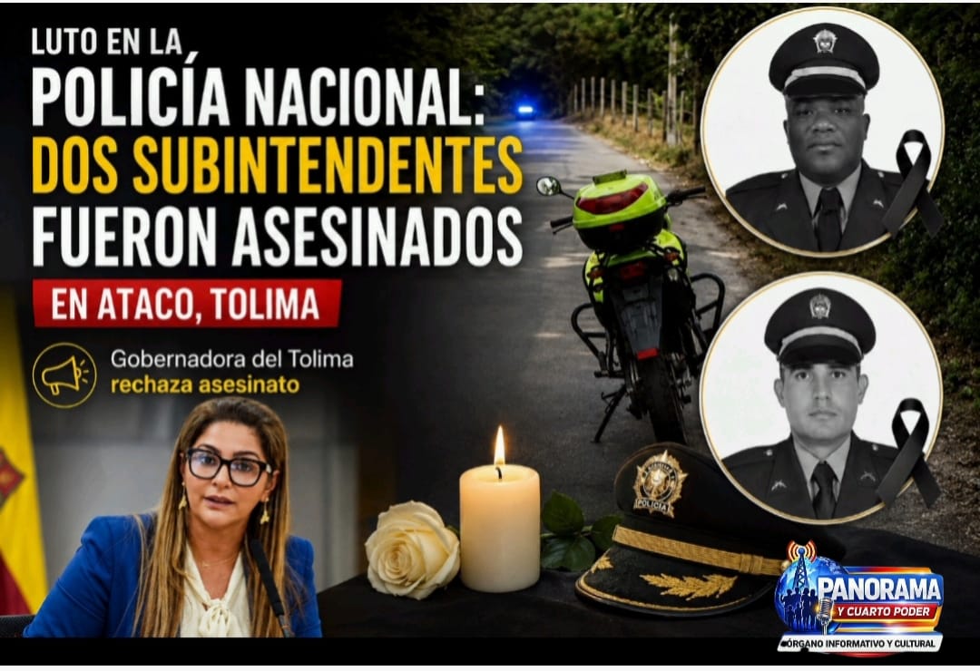 *“El dolor de sus familias es el dolor de todo el Tolima”. Gobernadora Matiz lamenta y rechaza, con firmeza, el asesinato de dos policías en Santiago Pérez, jurisdicción del municipio de Ataco* 1