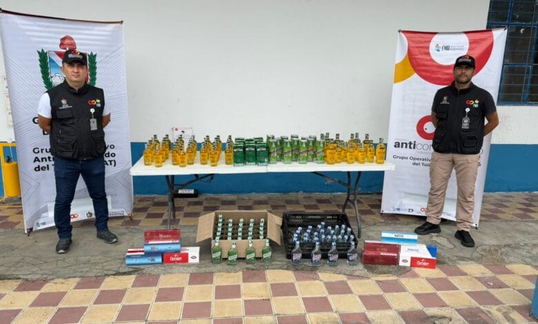 *GOAT intensifica controles contra el contrabando en el oriente del Tolima: 140 botellas de licor y más de 150 cajetillas de cigarrillos fueron aprehendidas* 1