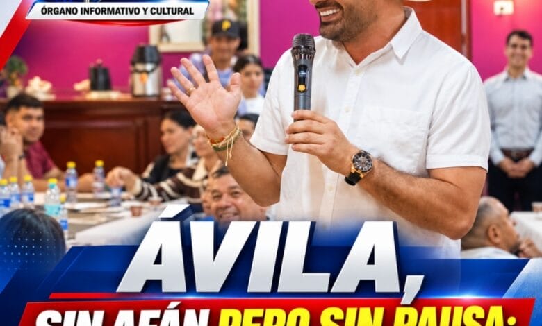 ÁVILA, SIN AFÁN PERO SIN PAUSA: UNA AGENDA QUE EMPIEZA A TOMAR FUERZA 2
